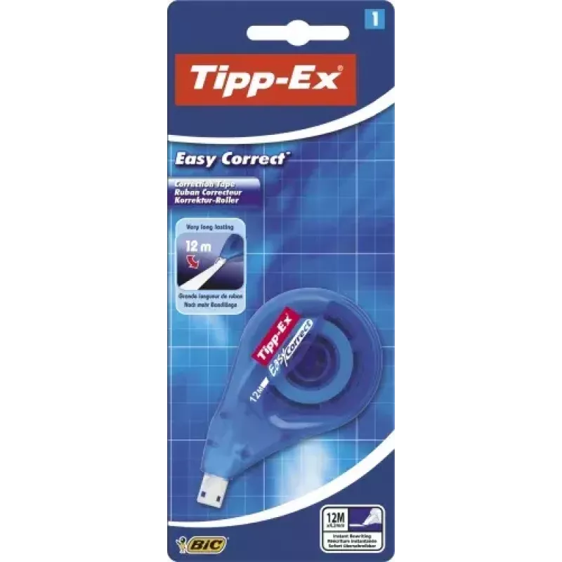 Korrekturroller BIC 8290362 12 m Blau Weiß 4,2 mm