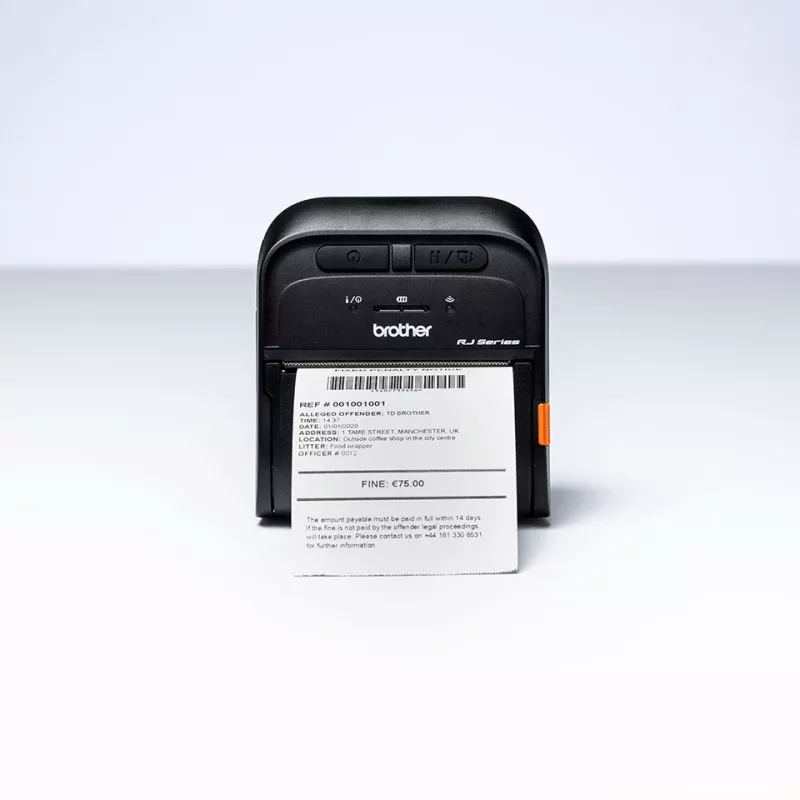 Brother RJ-3055WB Etikettendrucker 203 x 203 DPI 101,6 mm/s Kabelgebunden & Kabellos Wi-Fi Bluetooth