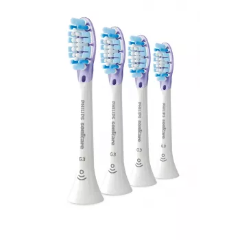 Philips Premium Gum Care HX9054/87 4er-Pack Bürstenköpfe, 4 Stk., Weiß, 3 Monate, Weich, 62000 Bewegungen pro Minute, Philips