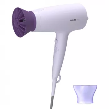 Haartrockner Philips BHD341/10 2100 W, lila, 6 Geschwindigkeiten, 6 Hitzestufen, Kaltstufe, Frisierdüse
