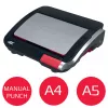 GBC CombBind® CB20 Manuelle Bindemaschine, Plastikbindung, Manuell, 240 Blatt, Schwarz, Rot