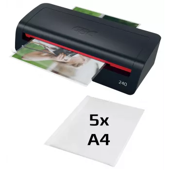 GBC 240 Home Office A4 Laminiergerät, 24 cm, Heißlaminiergerät, 2 Min., 400 mm/min, 0,5 mm, A4