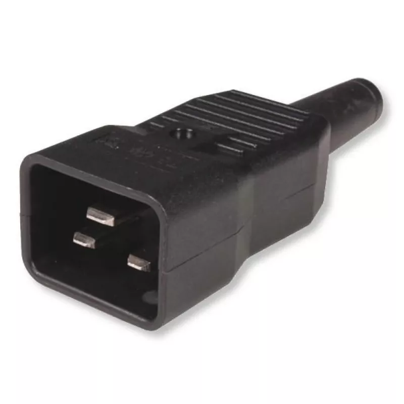 Techly Rack 19 Zoll PDU 12 VDE-Ausgänge mit C20-Stecker und Schalter
