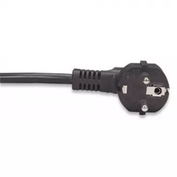 Techly I-CASE M10-4D Stromverteilereinheit (PDU) 4 AC-Ausgänge 1U Schwarz, Silber
