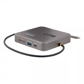 StarTech.com USB-C Dockingstation, Dual 4K 60Hz HDMI, kompatibel mit Macbook Pro (M1/M2/M3/M4) und Windows, USB-A/USB-C 10Gbps Hub, 100W Power Delivery, GbE, SD, 56cm Kabel