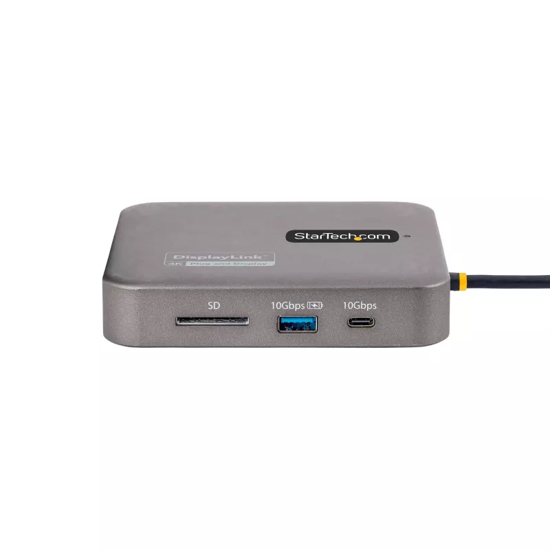 StarTech.com USB-C Dockingstation, Dual 4K 60Hz HDMI, kompatibel mit Macbook Pro (M1/M2/M3/M4) und Windows, USB-A/USB-C 10Gbps Hub, 100W Power Delivery, GbE, SD, 56cm Kabel