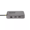 StarTech.com USB-C Dockingstation, Dual 4K 60Hz HDMI, kompatibel mit Macbook Pro (M1/M2/M3/M4) und Windows, USB-A/USB-C 10Gbps Hub, 100W Power Delivery, GbE, SD, 56cm Kabel