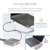 StarTech.com USB-C Dockingstation, Dual 4K 60Hz HDMI, kompatibel mit Macbook Pro (M1/M2/M3/M4) und Windows, USB-A/USB-C 10Gbps Hub, 100W Power Delivery, GbE, SD, 56cm Kabel