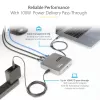 StarTech.com USB-C Dockingstation, Dual 4K 60Hz HDMI, kompatibel mit Macbook Pro (M1/M2/M3/M4) und Windows, USB-A/USB-C 10Gbps Hub, 100W Power Delivery, GbE, SD, 56cm Kabel