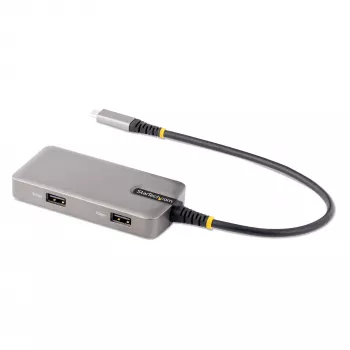 StarTech.com USB-C-Multiport-Adapter – 4K 60Hz HDMI – HDR – 2-Port 5Gbps USB 3.0 Hub – 100W Power Delivery Pass-Through – GbE – Works with Chromebook zertifiziert – Windows/macOS