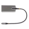 StarTech.com USB-C-Multiport-Adapter – 4K 60Hz HDMI – HDR – 2-Port 5Gbps USB 3.0 Hub – 100W Power Delivery Pass-Through – GbE – Works with Chromebook zertifiziert – Windows/macOS