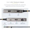 StarTech.com USB-C-Multiport-Adapter – 4K 60Hz HDMI – HDR – 2-Port 5Gbps USB 3.0 Hub – 100W Power Delivery Pass-Through – GbE – Works with Chromebook zertifiziert – Windows/macOS