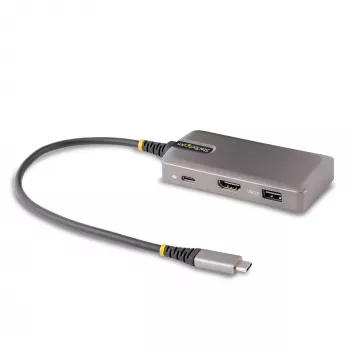 StarTech.com USB-C-Multiport-Adapter - 4K 60Hz HDMI mit HDR - 3-Port-USB-Hub - 100W Power Delivery Durchschleifung - Works With Chromebook zertifiziert - Windows/macOS/iPadOS/Android™