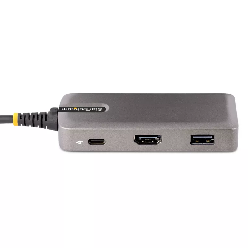 StarTech.com USB-C-Multiport-Adapter - 4K 60Hz HDMI mit HDR - 3-Port-USB-Hub - 100W Power Delivery Durchschleifung - Works With Chromebook zertifiziert - Windows/macOS/iPadOS/Android™