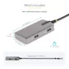 StarTech.com USB-C-Multiport-Adapter - 4K 60Hz HDMI mit HDR - 3-Port-USB-Hub - 100W Power Delivery Durchschleifung - Works With Chromebook zertifiziert - Windows/macOS/iPadOS/Android™