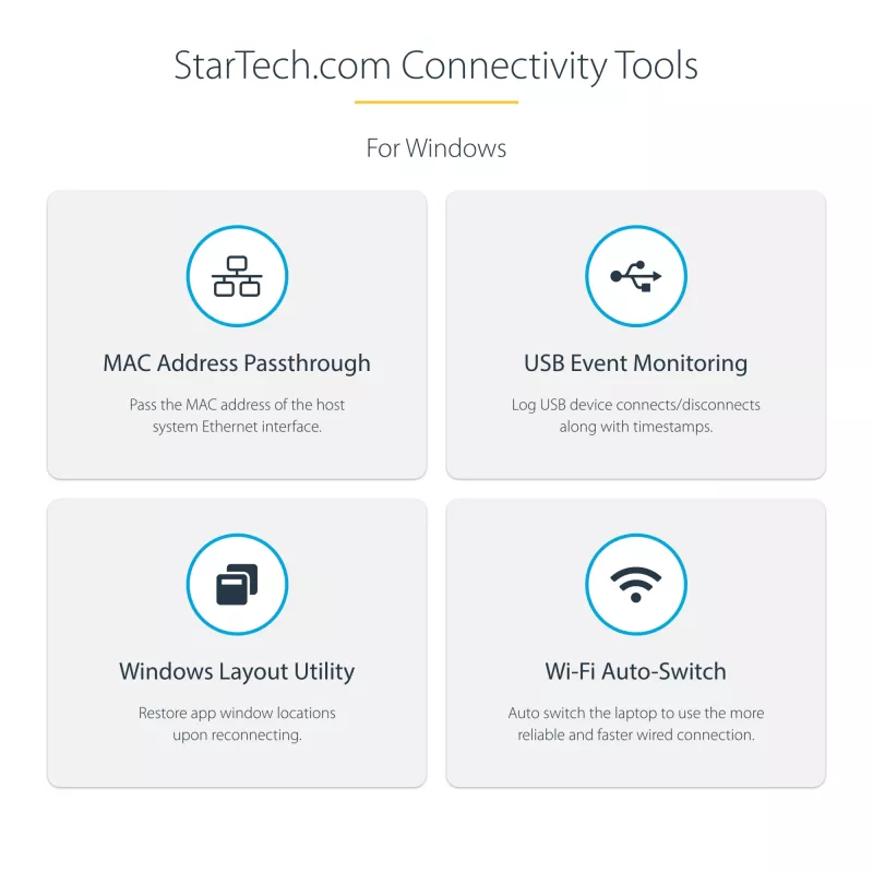 StarTech.com USB-C-Multiport-Adapter - 4K 60Hz HDMI mit HDR - 3-Port-USB-Hub - 100W Power Delivery Durchschleifung - Works With Chromebook zertifiziert - Windows/macOS/iPadOS/Android™