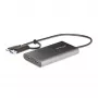 StarTech.com USB-C auf Dual-HDMI-Adapter – USB-C oder A auf 2x HDMI – 4K 60Hz – 100W Power Delivery Pass-Through – 30 cm (1ft) integriertes Kabel – USB-zu-HDMI Multi-Monitor-Konverter für Laptop – TAA
