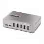 StarTech.com 10-Port USB-C Hub - 8x USB-A/2x USB-C - Self-Powered w/65W Power Supply - USB 3.1 10Gbps - Desktop/Laptop USB Hub w/USB-IF Certified 3ft Locking Kabel, USB C Hub
