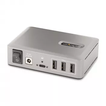 StarTech.com 10-Port USB-C Hub - 8x USB-A/2x USB-C - Self-Powered w/65W Power Supply - USB 3.1 10Gbps - Desktop/Laptop USB Hub w/USB-IF Certified 3ft Locking Kabel, USB C Hub