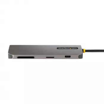 StarTech.com USB-C-Multiport-Adapter – 4K 60Hz HDMI-Video, 3-Port 5Gbit/s USB-A-Hub, 100W USB Power Delivery Durchschleifung/GbE/SD/MicroSD, 30cm Kabel, tragbare Laptop-Dockingstation
