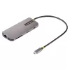 StarTech.com USB-C-Multiport-Adapter – 4K 60Hz HDMI-Video, 3-Port 5Gbit/s USB-A-Hub, 100W USB Power Delivery Durchschleifung/GbE/SD/MicroSD, 30cm Kabel, tragbare Laptop-Dockingstation