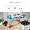 StarTech.com USB-C-Multiport-Adapter – 4K 60Hz HDMI-Video, 3-Port 5Gbit/s USB-A-Hub, 100W USB Power Delivery Durchschleifung/GbE/SD/MicroSD, 30cm Kabel, tragbare Laptop-Dockingstation