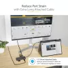 StarTech.com USB-C-Multiport-Adapter – 4K 60Hz HDMI-Video, 3-Port 5Gbit/s USB-A-Hub, 100W USB Power Delivery Durchschleifung/GbE/SD/MicroSD, 30cm Kabel, tragbare Laptop-Dockingstation