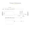 StarTech.com USB-C-Multiport-Adapter – 4K 60Hz HDMI-Video, 3-Port 5Gbit/s USB-A-Hub, 100W USB Power Delivery Durchschleifung/GbE/SD/MicroSD, 30cm Kabel, tragbare Laptop-Dockingstation