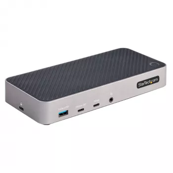 StarTech.com USB-C Triple Monitor Docking Station - HDMI/DP Triple 4k USB-C Dock - 5x USB Hub - GbE - 100W PD - Universal Multi Monitor Docking Station - Thunderbolt 3/4 Kompatibel
