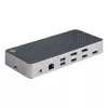 StarTech.com USB-C Triple Monitor Docking Station - HDMI/DP Triple 4k USB-C Dock - 5x USB Hub - GbE - 100W PD - Universal Multi Monitor Docking Station - Thunderbolt 3/4 Kompatibel