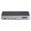 StarTech.com USB-C Triple Monitor Docking Station - HDMI/DP Triple 4k USB-C Dock - 5x USB Hub - GbE - 100W PD - Universal Multi Monitor Docking Station - Thunderbolt 3/4 Kompatibel