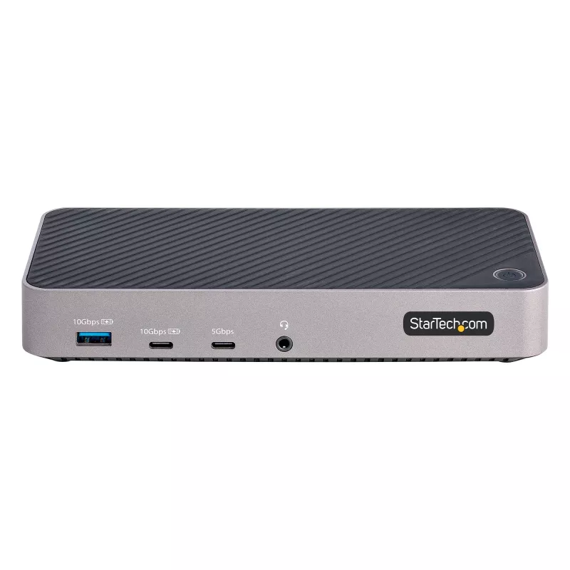 StarTech.com USB-C Triple Monitor Docking Station - HDMI/DP Triple 4k USB-C Dock - 5x USB Hub - GbE - 100W PD - Universal Multi Monitor Docking Station - Thunderbolt 3/4 Kompatibel