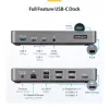 StarTech.com USB-C Triple Monitor Docking Station - HDMI/DP Triple 4k USB-C Dock - 5x USB Hub - GbE - 100W PD - Universal Multi Monitor Docking Station - Thunderbolt 3/4 Kompatibel
