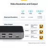StarTech.com USB-C Triple Monitor Docking Station - HDMI/DP Triple 4k USB-C Dock - 5x USB Hub - GbE - 100W PD - Universal Multi Monitor Docking Station - Thunderbolt 3/4 Kompatibel