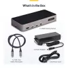 StarTech.com USB-C Triple Monitor Docking Station - HDMI/DP Triple 4k USB-C Dock - 5x USB Hub - GbE - 100W PD - Universal Multi Monitor Docking Station - Thunderbolt 3/4 Kompatibel