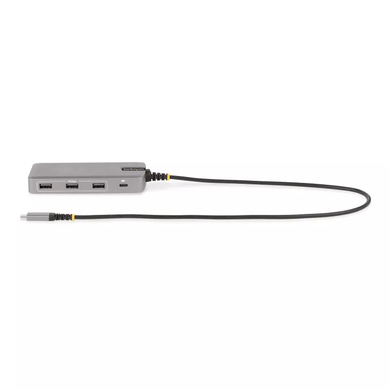 StarTech.com USB-C Triple Monitor Multiport Adapter, Dual 4K 60Hz + 4K 30Hz HDMI & DisplayPort, 3-Port USB 10Gbps Hub, 100W PD Pass-Through, GbE, Travel Dock, Windows & ChromeOS