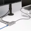 StarTech.com USB-C Triple Monitor Multiport Adapter, Dual 4K 60Hz + 4K 30Hz HDMI & DisplayPort, 3-Port USB 10Gbps Hub, 100W PD Pass-Through, GbE, Travel Dock, Windows & ChromeOS