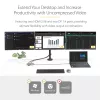 StarTech.com USB-C Triple Monitor Multiport Adapter, Dual 4K 60Hz + 4K 30Hz HDMI & DisplayPort, 3-Port USB 10Gbps Hub, 100W PD Pass-Through, GbE, Travel Dock, Windows & ChromeOS