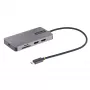 StarTech.com USB-C-Multiport-Adapter, Dual-HDMI-Video, 4K 60Hz, 2-fach 5 Gbit/s USB-A-Hub, 100 W Power Delivery Pass-Through/GbE/SD/MicroSD, 30 cm Kabel, Reise-Dock, Laptop-Dockingstation
