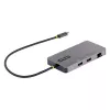 StarTech.com USB-C-Multiport-Adapter, Dual-HDMI-Video, 4K 60Hz, 2-fach 5 Gbit/s USB-A-Hub, 100 W Power Delivery Pass-Through/GbE/SD/MicroSD, 30 cm Kabel, Reise-Dock, Laptop-Dockingstation