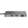 StarTech.com USB-C-Multiport-Adapter, Dual-HDMI-Video, 4K 60Hz, 2-fach 5 Gbit/s USB-A-Hub, 100 W Power Delivery Pass-Through/GbE/SD/MicroSD, 30 cm Kabel, Reise-Dock, Laptop-Dockingstation