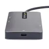 StarTech.com USB-C-Multiport-Adapter, Dual-HDMI-Video, 4K 60Hz, 2-fach 5 Gbit/s USB-A-Hub, 100 W Power Delivery Pass-Through/GbE/SD/MicroSD, 30 cm Kabel, Reise-Dock, Laptop-Dockingstation