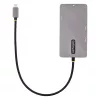 StarTech.com USB-C-Multiport-Adapter, Dual-HDMI-Video, 4K 60Hz, 2-fach 5 Gbit/s USB-A-Hub, 100 W Power Delivery Pass-Through/GbE/SD/MicroSD, 30 cm Kabel, Reise-Dock, Laptop-Dockingstation
