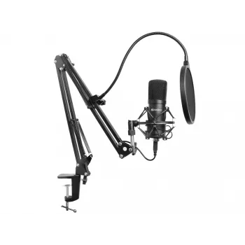 Sandberg Streamer USB Microphone Kit, Studio microphone, -27 dB, 30 - 16000 Hz, 24 bit, 96 kHz, Unidirectional