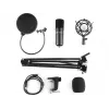 Sandberg Streamer USB Microphone Kit, Studio microphone, -27 dB, 30 - 16000 Hz, 24 bit, 96 kHz, Unidirectional