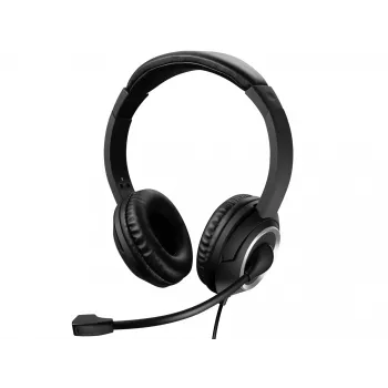 Sandberg MiniJack Chat Headset, Kabelgebunden, Anrufe/Musik, 20 - 20000 Hz, 180 g, Headset, Schwarz