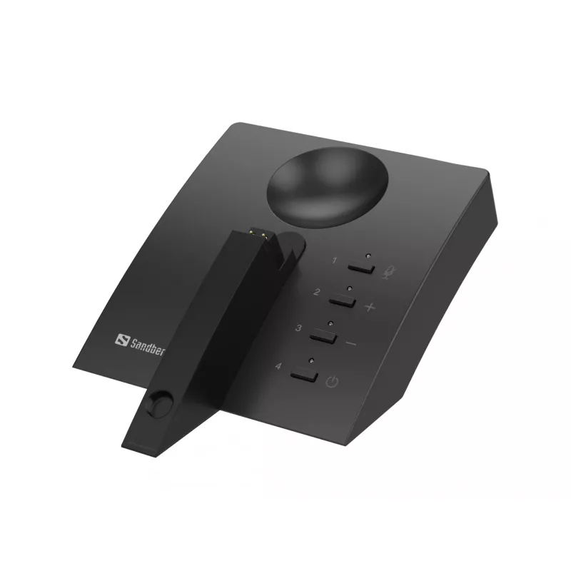 Sandberg Wireless Earset Business Pro, Kabellos, Büro/Callcenter, 20 - 20000 Hz, 107 g, Headset, Schwarz, Grau