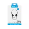 Sandberg USB+RJ9/11 Headset Pro Stereo, Kabelgebunden, Büro/Callcenter, 20 - 7000 Hz, Headset, Schwarz