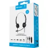 Sandberg USB+RJ9/11 Headset Pro Stereo, Kabelgebunden, Büro/Callcenter, 20 - 7000 Hz, Headset, Schwarz