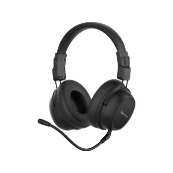 Sandberg kabelloses Headset ANC FlexMic, Kabellos, Gaming, 20 - 20000 Hz, 211 g, Headset, Schwarz